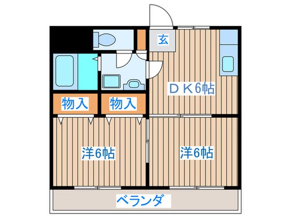 アカデメイアおたまやの物件間取画像